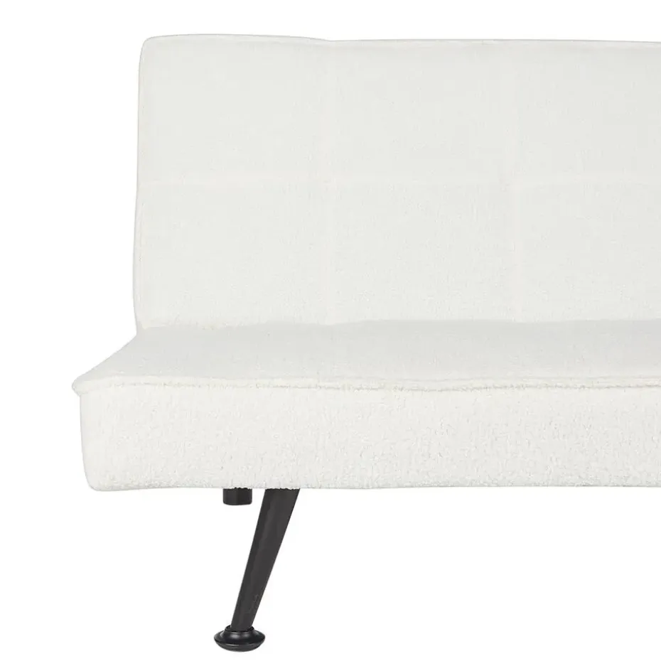 HASLE - Slaapbank 3-zits - Wit - Bouclé