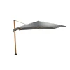 Hawaii Big Pole II parasol - 350x350 cm - l. teaklook -royal antraciet