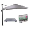 Hawaii Lumen parasol - zand doek - incl. 90 kg voet en hoes