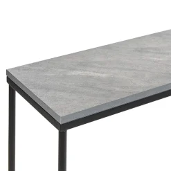 HAZEN - Sidetable - Grijs/Zwart- MDF