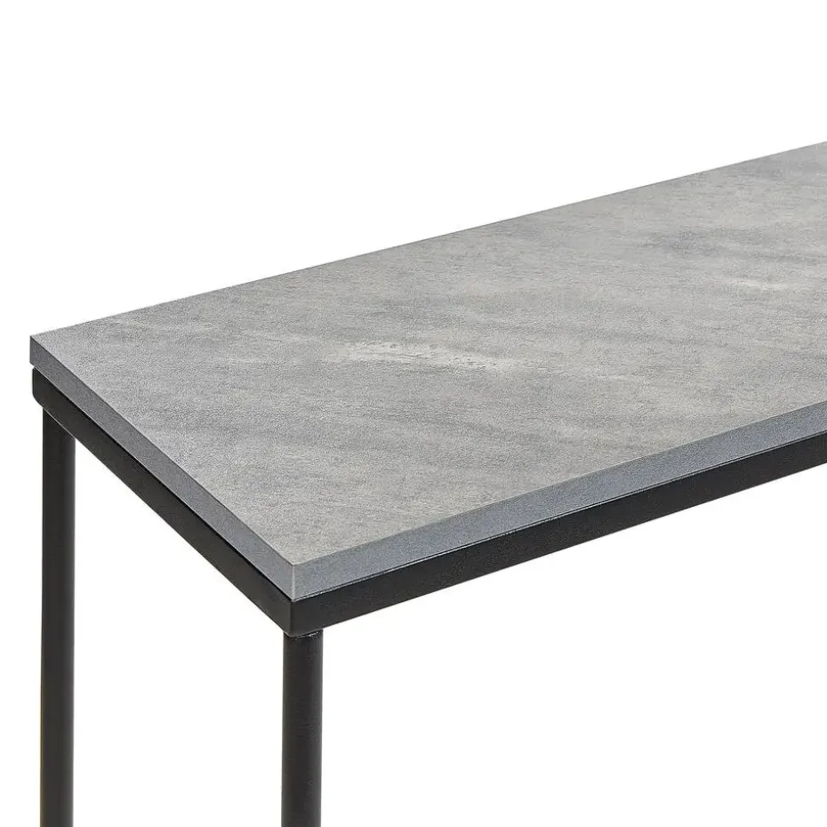 HAZEN - Sidetable - Grijs/Zwart- MDF