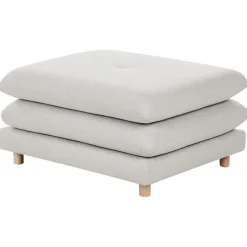 HEDEN - Ottomaan - Beige - Polyester