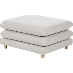 HEDEN - Ottomaan - Beige - Polyester