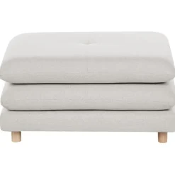 HEDEN - Ottomaan - Beige - Polyester