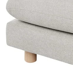 HEDEN - Ottomaan - Beige - Polyester