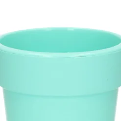 Hega Hogar Plantenpot - pastel groen - kunststof - 25 x 25 cm