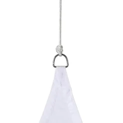Hesperide Schaduwdoek Curacao - driehoekig - wit - 2 x 2 m