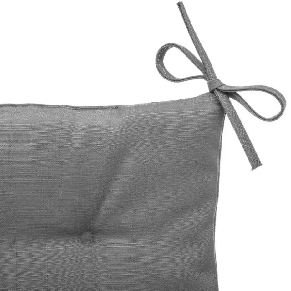 Hesperide Stoelkussens - binnen/ buiten stoelen - grijs - 40x4 cm