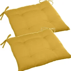 Hesperide Tuinstoelkussen - geel - uv-bestendig - 40 x 4 cm