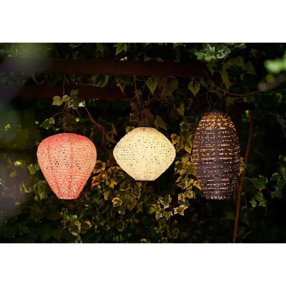 Hioshop Asa lantaarn oplaadbaar wit