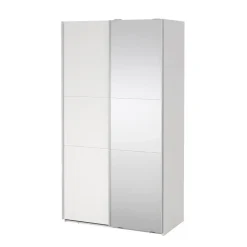 Hioshop Como schuifdeurkast 2 deuren 120x220cm wit