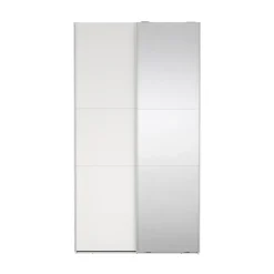 Hioshop Como schuifdeurkast 2 deuren 120x220cm wit
