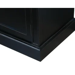 Hioshop Dressoir Mozart zwart antiek sideboard