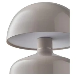 Hioshop Elida bureaulamp oplaadbaar grijs