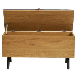 Hioshop Elna bank met opbergruimte eikendecor