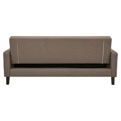 Hioshop Elva slaapbank met opbergruimte bruin