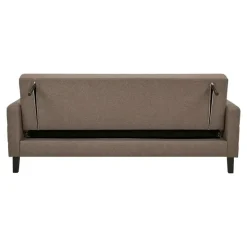 Hioshop Elva slaapbank met opbergruimte bruin