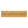 Hioshop Ember Wandplank 45x10x12cm natuur