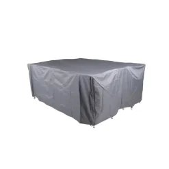 Hioshop Furnco hoes voor tuinmeubelen 130 x 210 x 160 cm grijs