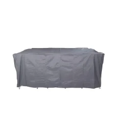 Hioshop Furnco hoes voor tuinmeubelen 130 x 210 x 160 cm grijs