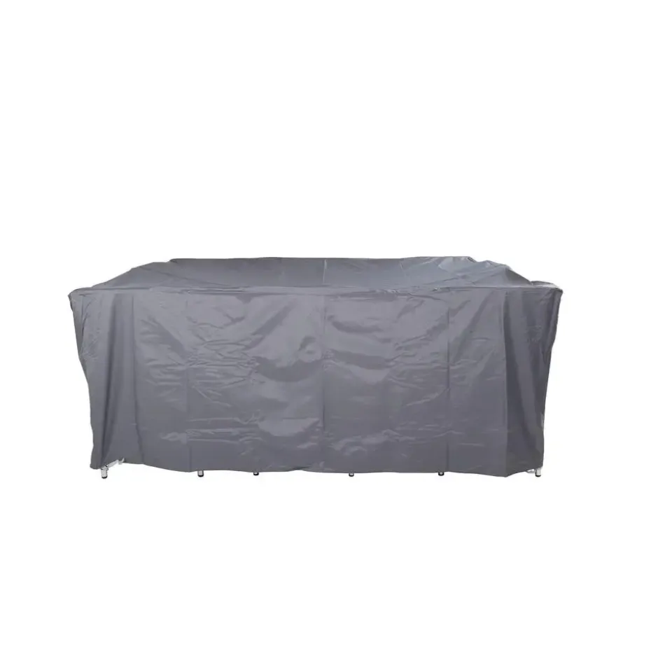 Hioshop Furnco hoes voor tuinmeubelen 130 x 210 x 160 cm grijs