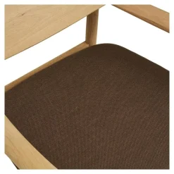 Hioshop Gina fauteuil eik- bruin