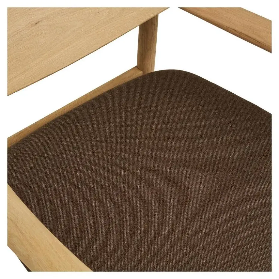 Hioshop Gina fauteuil eik- bruin