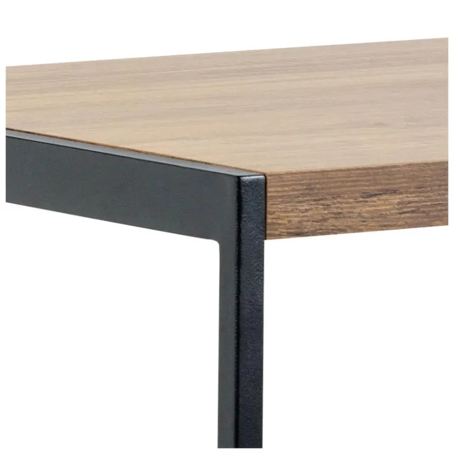 Hioshop Hugo bartafel set tafel- bank en 2 stoelen natuur