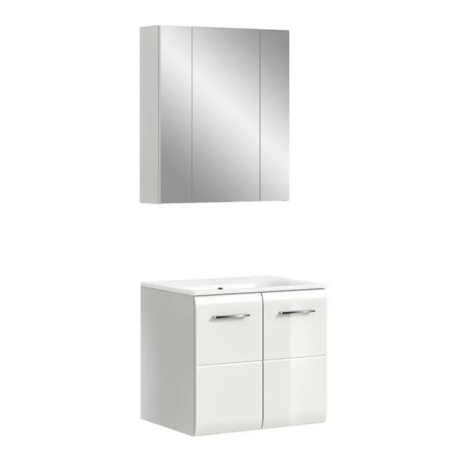 Hioshop Ice badkamer I63 wit hoogglans- wit