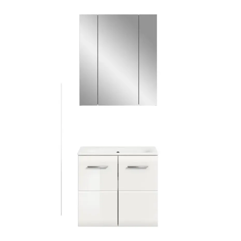 Hioshop Ice badkamer I63 wit hoogglans- wit