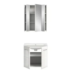 Hioshop Ice badkamer I63 wit hoogglans- wit