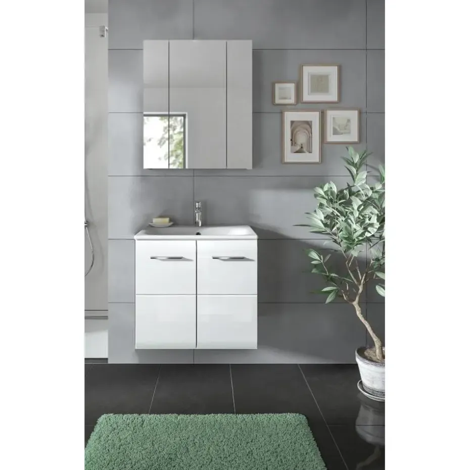 Hioshop Ice badkamer I63 wit hoogglans- wit