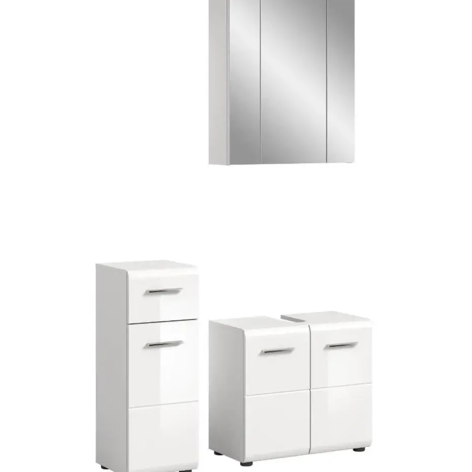 Hioshop Ice badkamer I76 wit hoogglans- wit