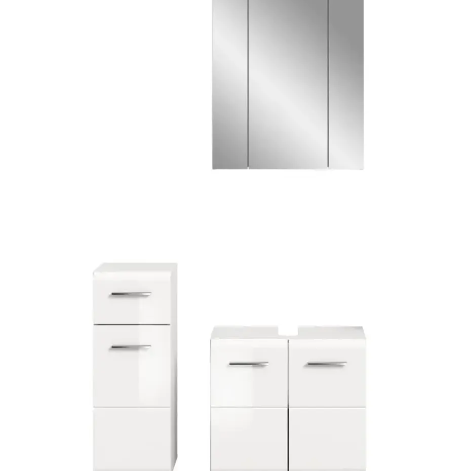 Hioshop Ice badkamer I76 wit hoogglans- wit