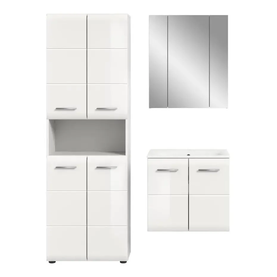 Hioshop Ice badkamer I61 wit hoogglans- wit