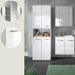 Hioshop Ice badkamer I61 wit hoogglans- wit