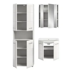 Hioshop Ice badkamer I61 wit hoogglans- wit