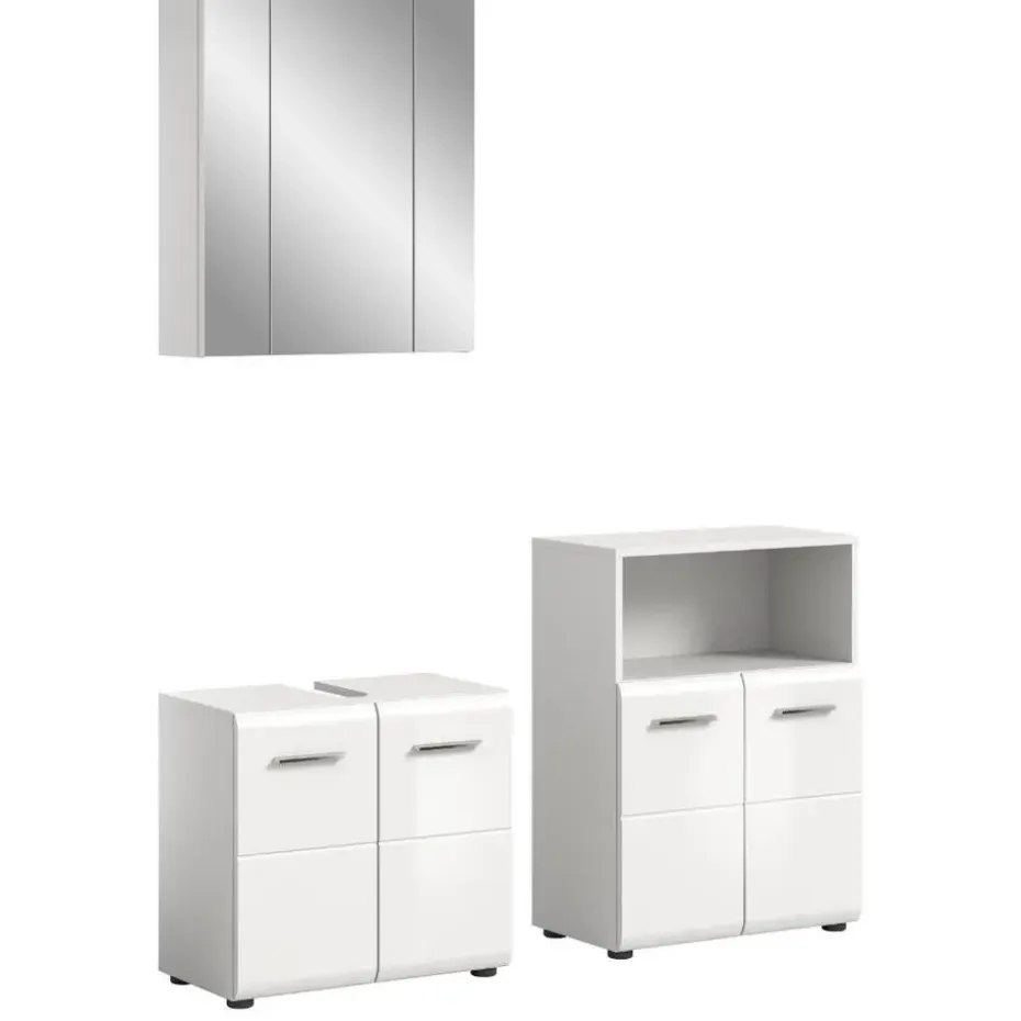 Hioshop Ice badkamer I66 wit hoogglans- wit
