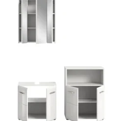 Hioshop Ice badkamer I66 wit hoogglans- wit