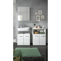 Hioshop Ice badkamer I66 wit hoogglans- wit