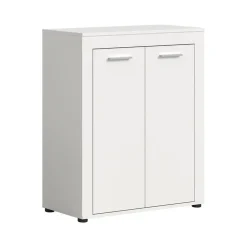 Hioshop Jam schoenenkast 2 deuren wit