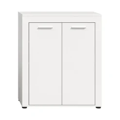 Hioshop Jam schoenenkast 2 deuren wit