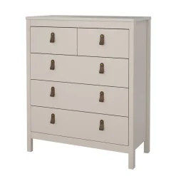 Hioshop Madrid ladekast 5 lades cashmere