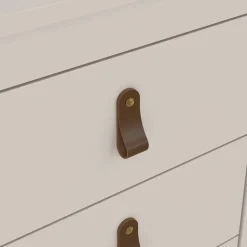 Hioshop Madrid nachtkastje 3 lades cashmere