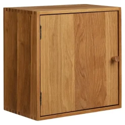 Hioshop Mina wandkast 1 deur eiken