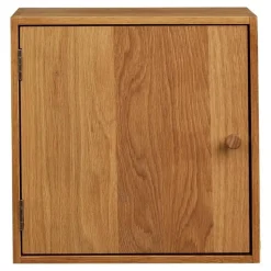 Hioshop Mina wandkast 1 deur eiken
