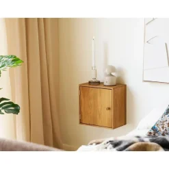 Hioshop Mina wandkast 1 deur eiken