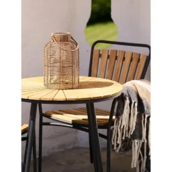 Hioshop Nelli lantaarn met geïntegreerde zonnecellen natuur