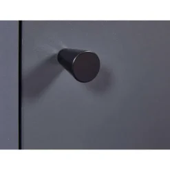 Hioshop Nellina wandkast wijnrek- 1 deur- 3 open planken- 12 ruimte voor wijn