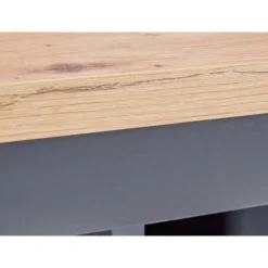 Hioshop Nellina wandkast wijnrek- 1 deur- 3 open planken- 12 ruimte voor wijn